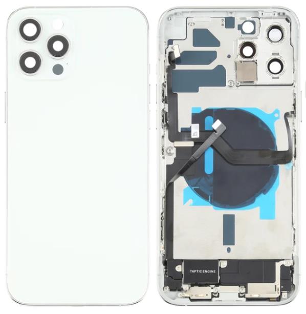 iPhone 12 Pro Max Housing with Power and Volume Flex White