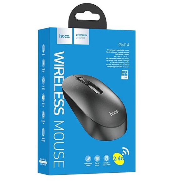 HOCO Wireless Mouse GM14 in Black