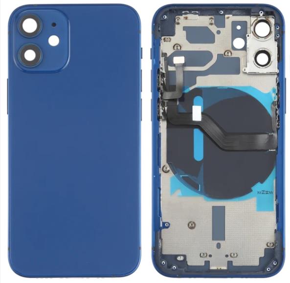iPhone 12 Mini Housing with Power and Volume Flex in Blue