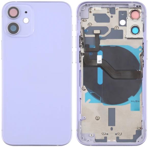 iPhone 12 Mini Housing with Power and Volume Flex in Purple