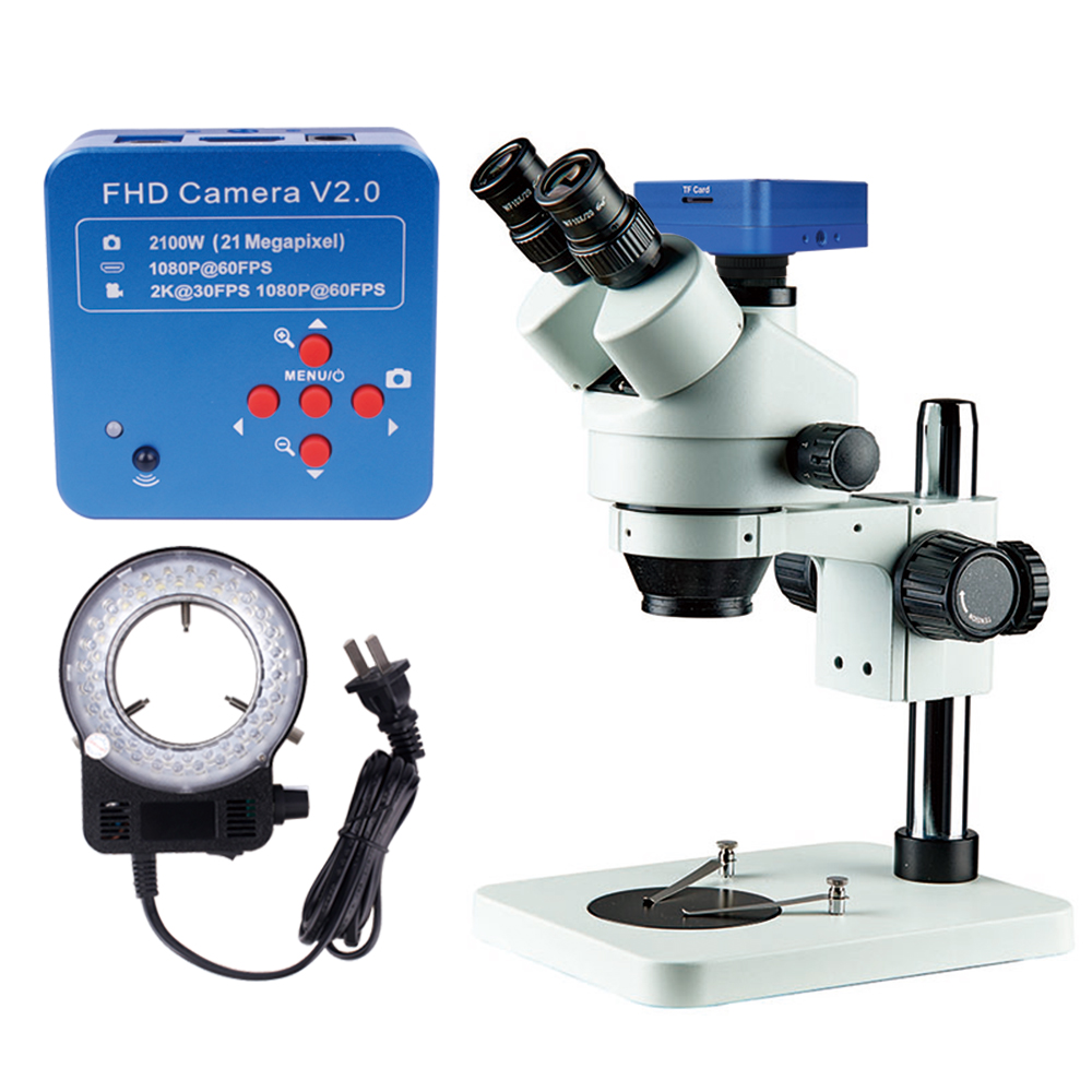 7-45X Zoom Trinocular Microscope