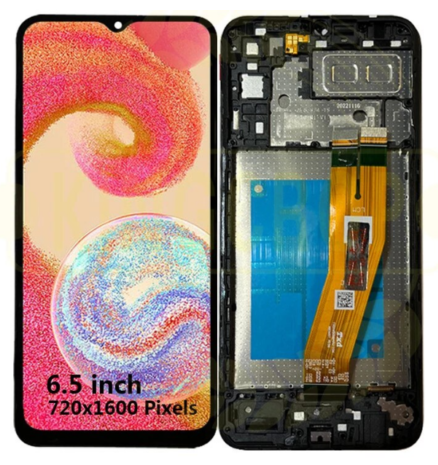 Galaxy A04e A042 LCD Assembly with Frame
