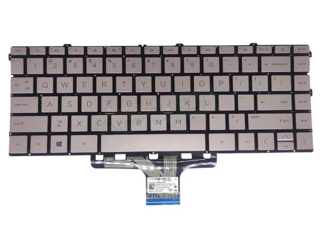 HP Pavilion X360 14-DV/DW Keyboard in Silver