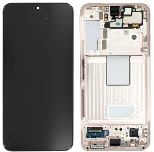 Galaxy S22 S901 LCD Assembly in Pink Gold(ServicePack)
