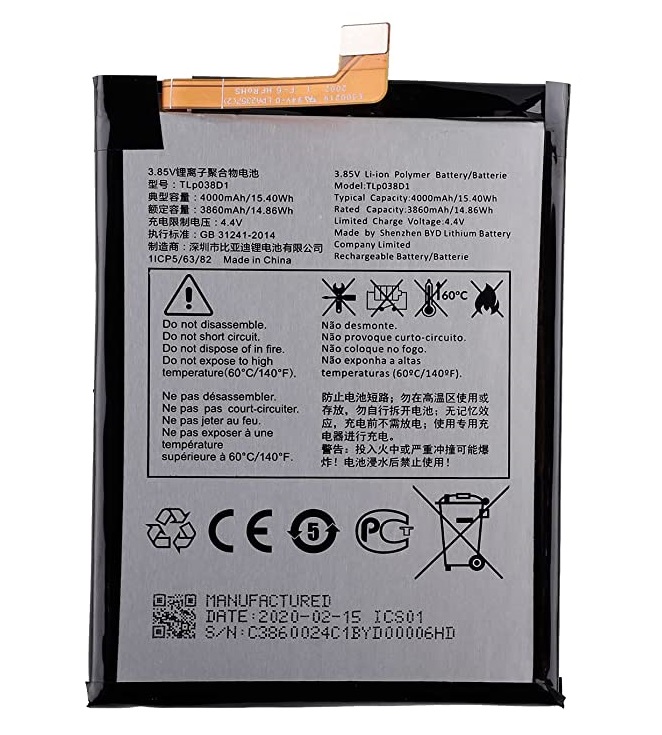 TCL 10L Battery