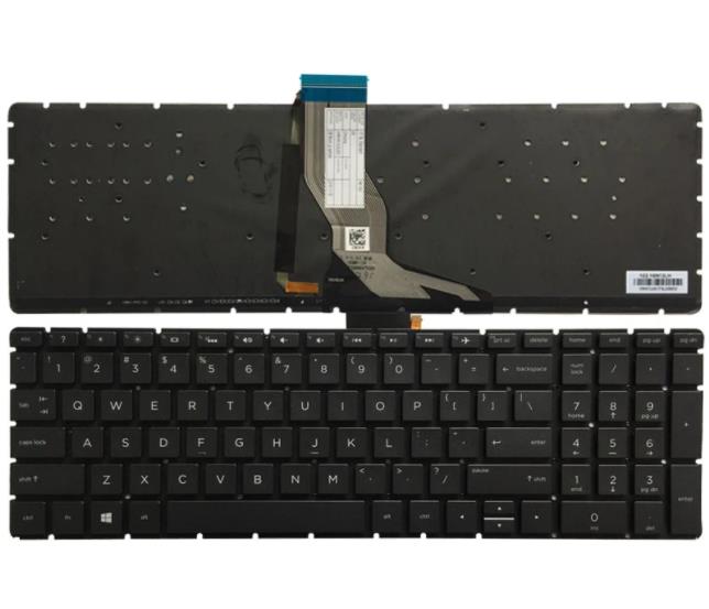 HP ENVY X360 15-BP/BQ/CC/CD/CK US Keyboard in Black