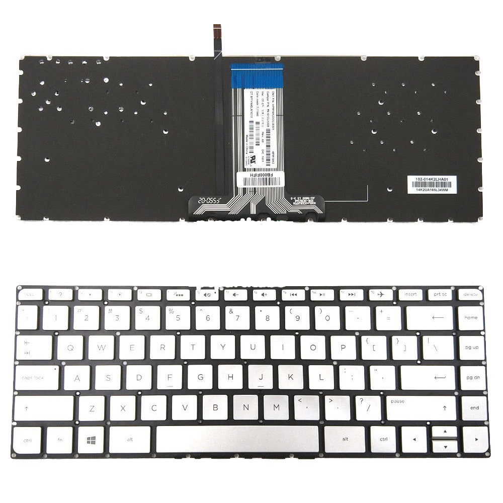 HP Pavilion 14-AB US Keyboard in Silver