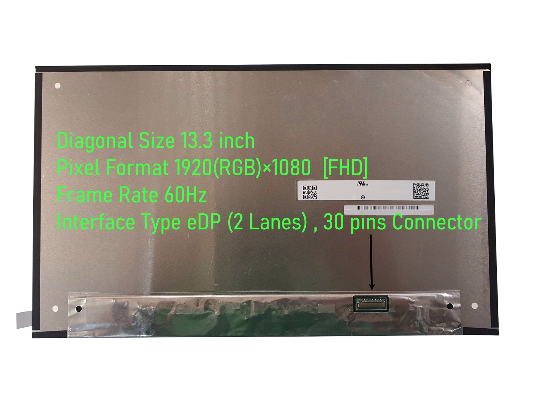 N133HCE-E7A 13.3 Slim 30 Pins (Narrow) LED 