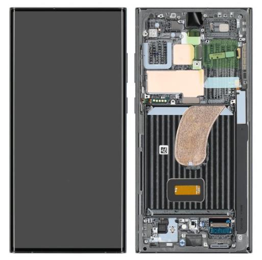 Galaxy S23 Ultra S918B LCD Assembly in laveder(Service Pack)