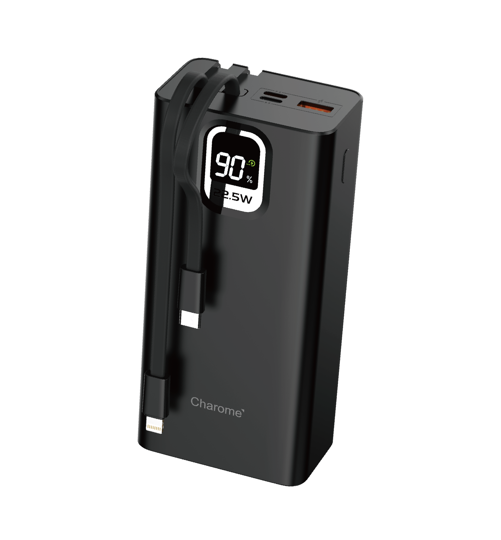 Charome 30000mAh Power Bank PW3 in Black