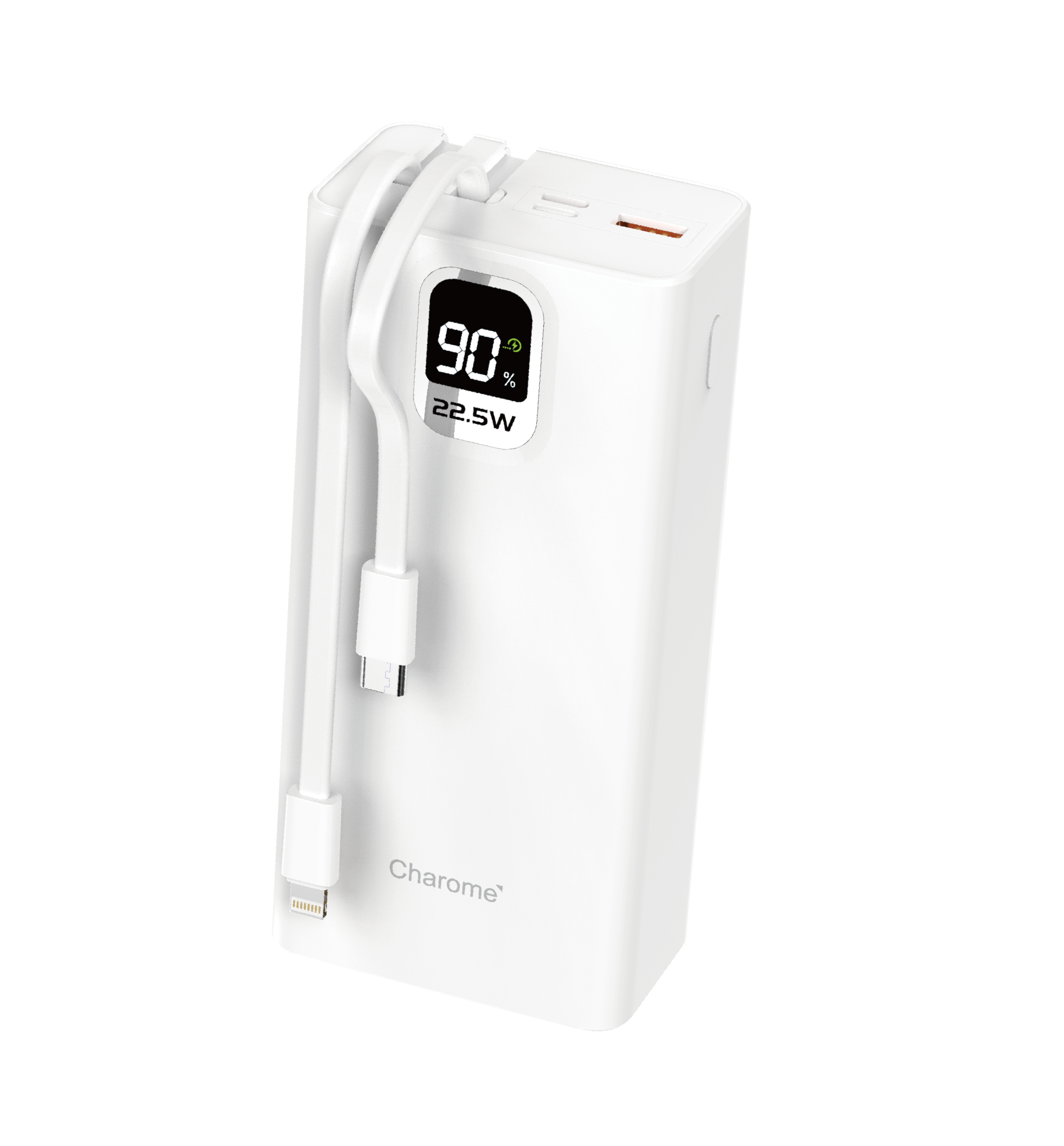 Charome 30000mAh Power Bank PW3 in White