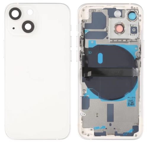 iPhone 13 Mini Back Housing with Power Flex in White