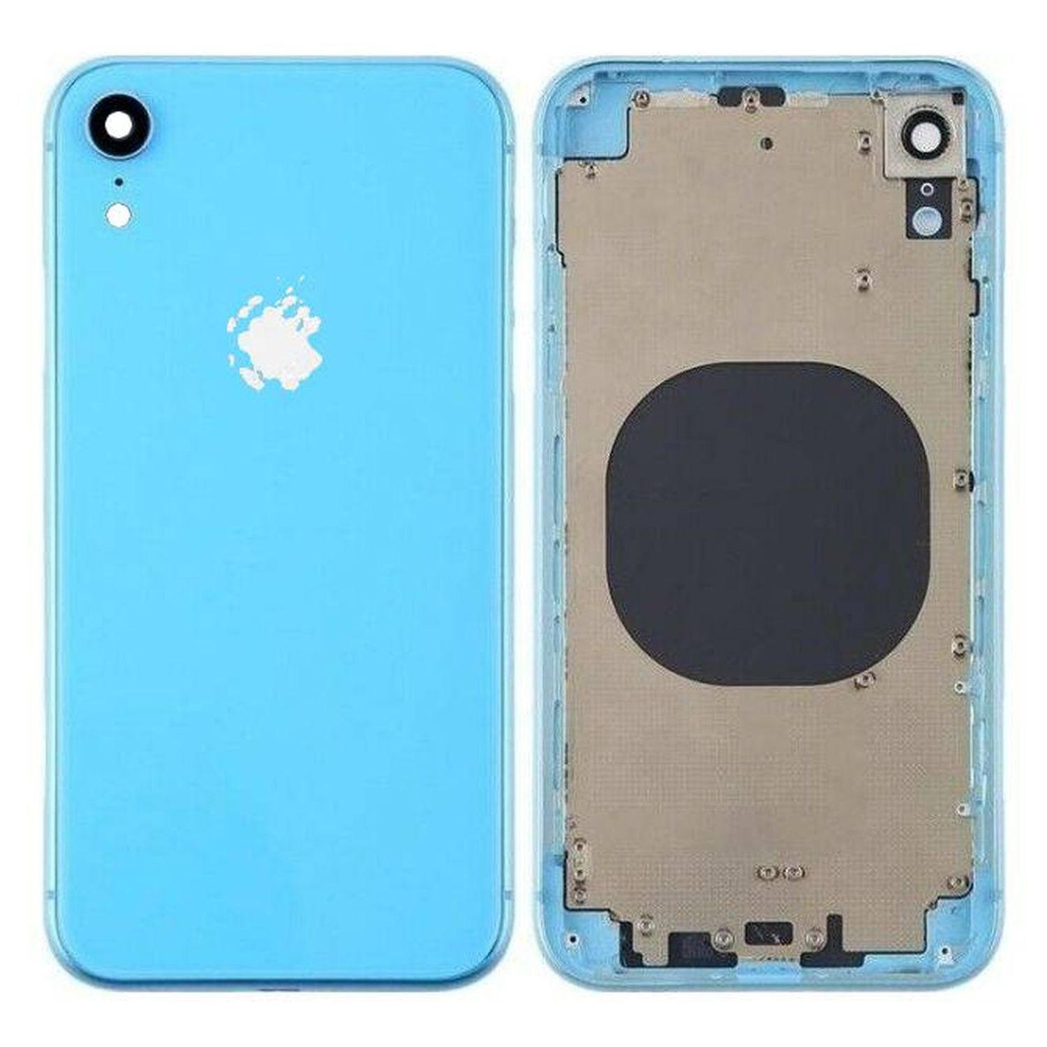 iPhone XR Back Housing without Small Parts in Blue