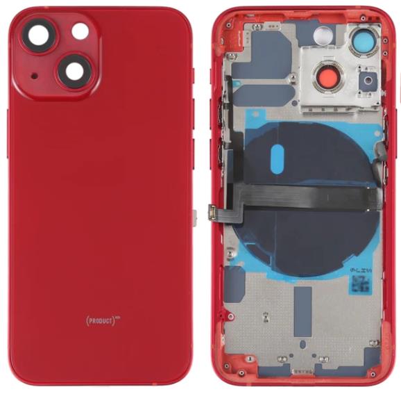 iPhone 13 Mini Back Housing with Power Flex in Red