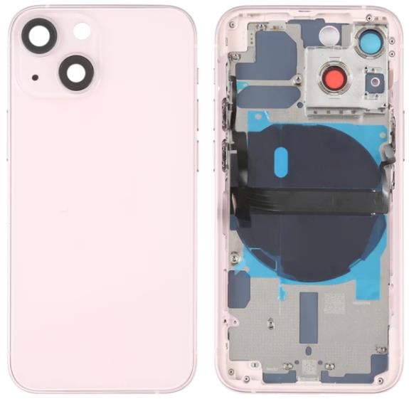 iPhone 13 Mini Back Housing with Power Flex in Pink