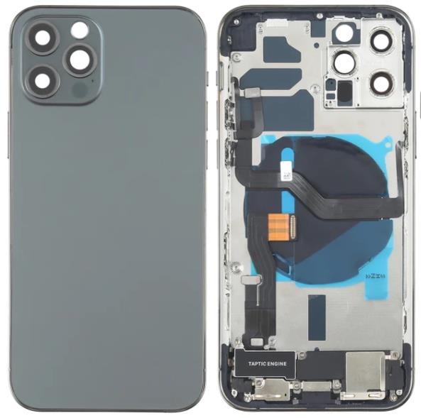 iPhone 12 Pro Housing with Full Parts in Black