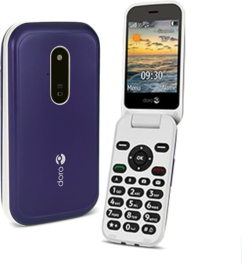 Doro 6620 Big Button Mobile Phone in Purple
