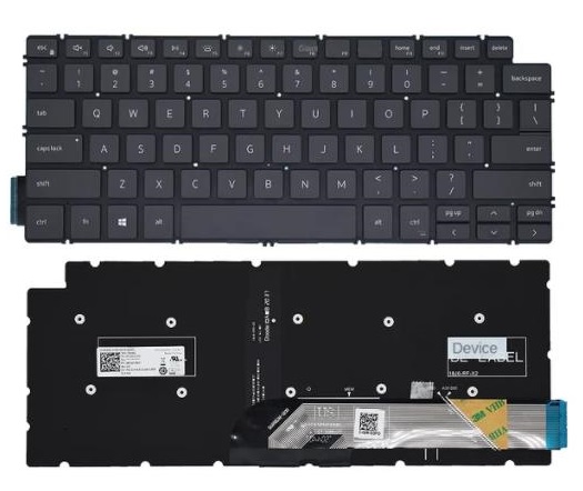 Dell Latitude 3301 3410 E3301 P114G P120G P113G P115G Laptop keyboard in Black