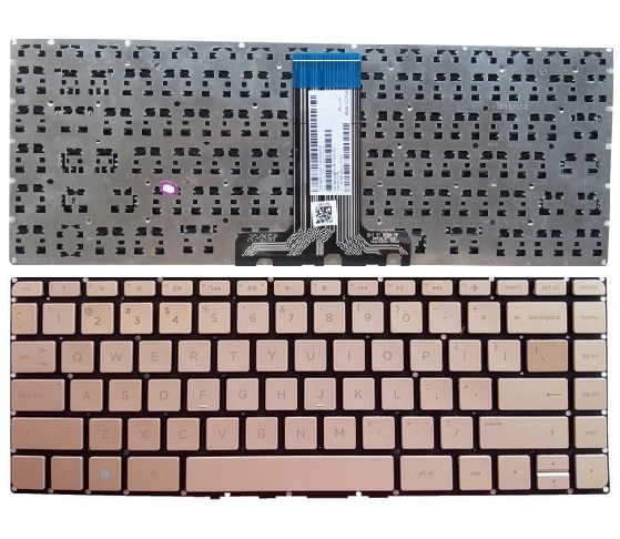 HP Pavilion 14-AB US Keyboard in Gold