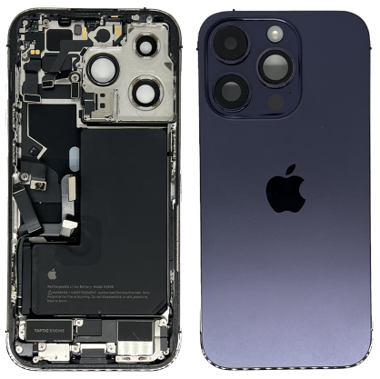 iPhone 14 Pro Housing with Full Parts and Battery in Black