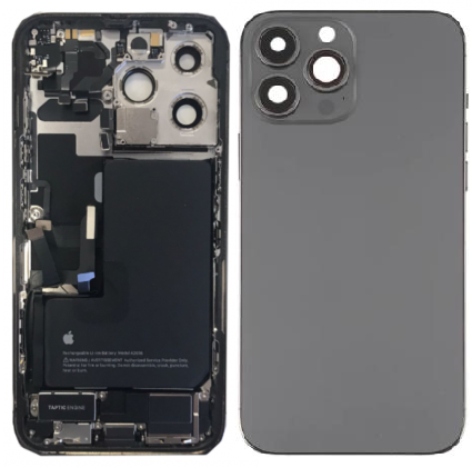 iPhone 13 Pro Max Back Housing with Full Part with Battery in Black(Used Grade A)