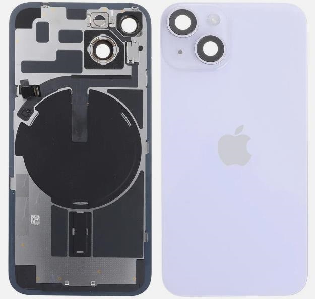 iPhone 14 Back Glass in Purple with Wireless Flex(Original)