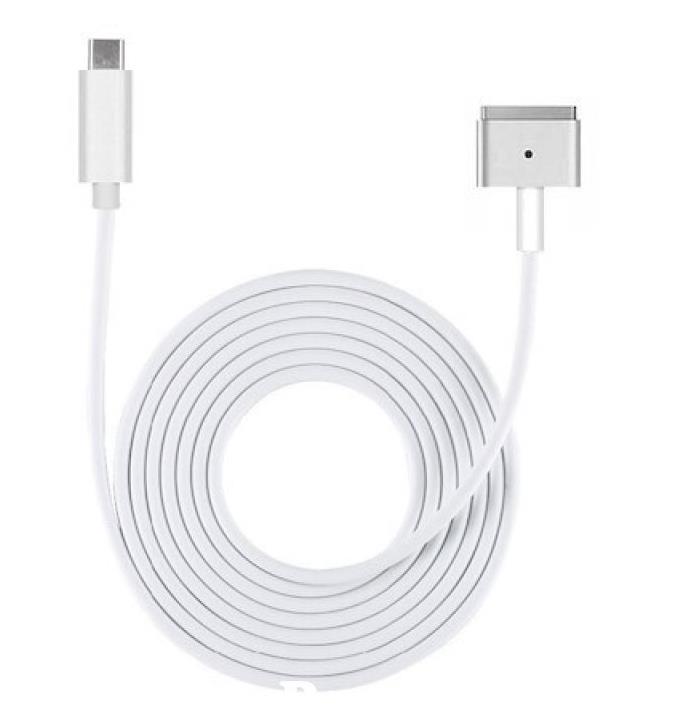  Magnetic Series Macbook Charging Cable Type-C to T-shaped Port Cable 1.8M White