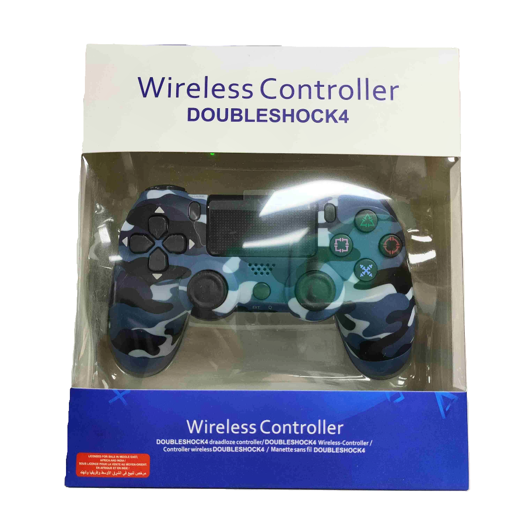 PS4 Wireless Controller in Blue camouflage