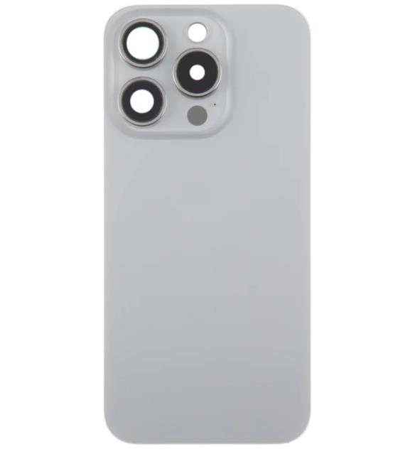 iPhone 15 Pro Max Back Cover in Natural Titanium