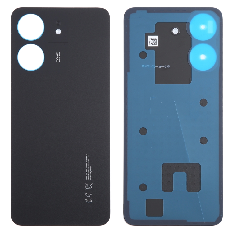 Redmi 13C Back Battery Cover in Black