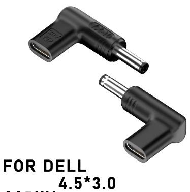 PD Type C to DC 4.5*3.0 Dell Adapter 