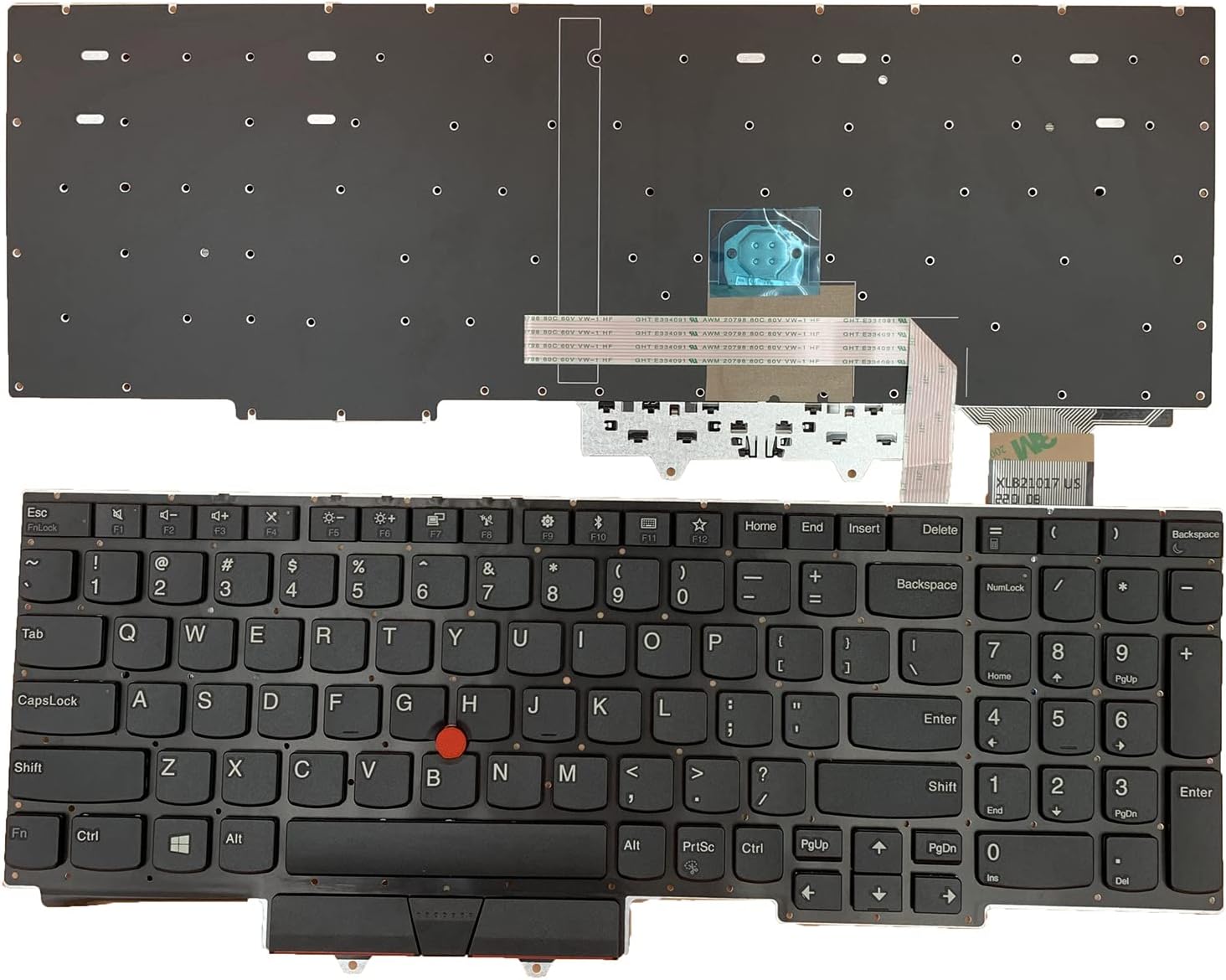 Lenovo Thinkpad E15 R15 Series 2020 Keyboard US 