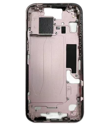 iPhone 15 Plus Middle Housing with Power and Volume Flex in Pink